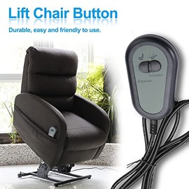 ABS 2 Button Chair Remote Control Manual Switch for Electric Recliner Sofa