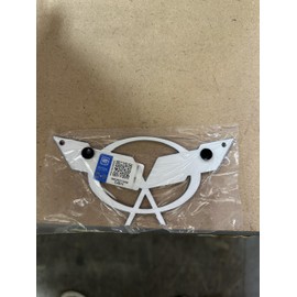 C5 Corvette Crossed Flag Metal Magnet Emblem Decal Size: 6" x 2 3/4" Tool Box Cross Flag for 97-04 Corvettes