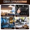 6 PCS 12v Switch Black Round Rocker Switch ON/Off Mini