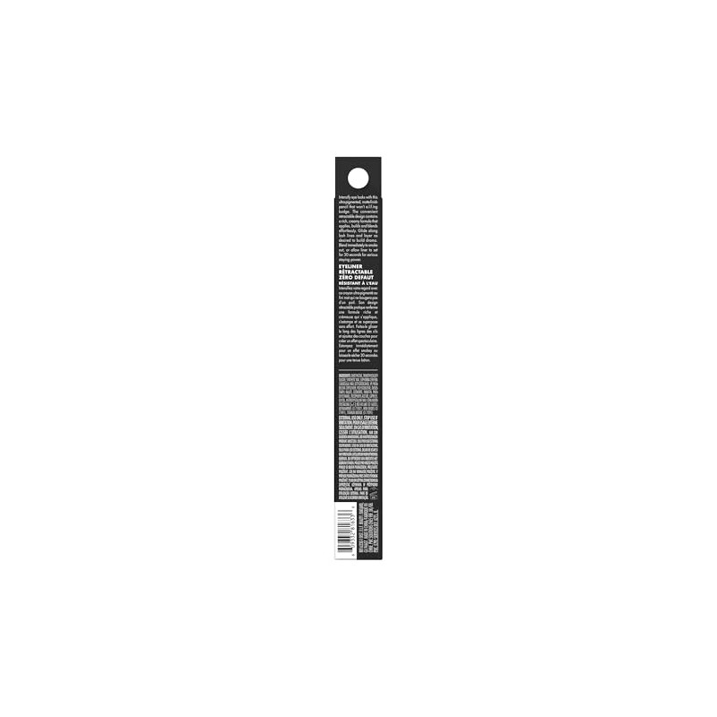 e.l.f. No Budge Retractable Eyeliner, Creamy, Ultra-Pigmented & Waterproof, Creates