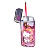 NIVEK Transparent Lighter Light Up Lighter (Clear Kitty)