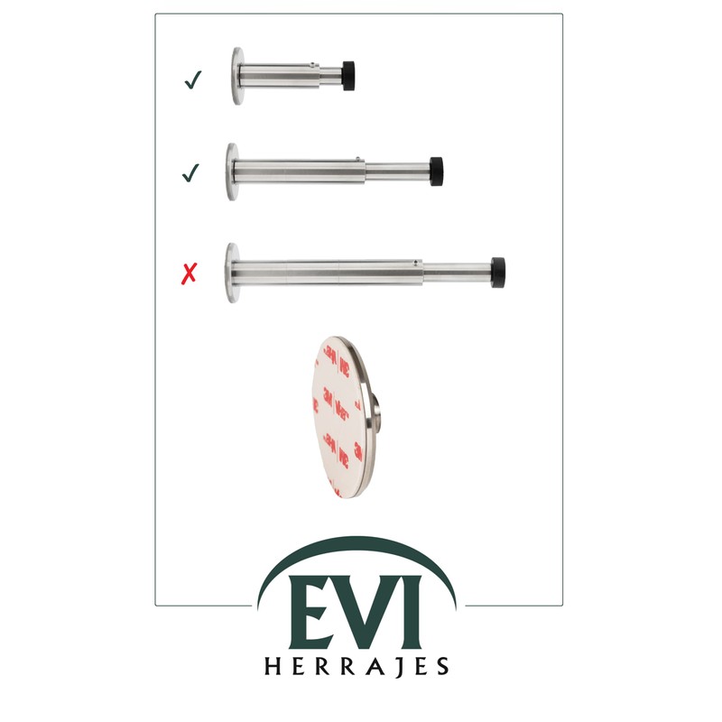 EVI Herrajes | Extension for Wall Stop I-258 | Add