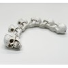 Amyoxu Halloween Skull Head Drawer Pulls Knob,Single Hole Cabinets Handles