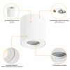 Gleonlux GU10 Ceiling Spotlight IP44 Surface-Mounted Ceiling Light Flat Surface