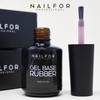 NAILFOR Base Rubber Nude Light 15ml - Base Gel Semi-Permanent