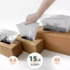 GAOKETOP Shredcare 50-Pack Paper Shredder Waste Bin Liners - Small