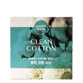 Happy Bath Original Collection Clean Cotton Soap 90g / 오리지널 컬렉션 클린코튼 비누 90g