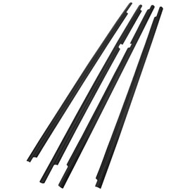 Dexepe 4Pcs Outer Door Window Weatherstrip Seal Belt Kit Compatible with Toyota Lexus LX470 Land Cruiser 100 Series 1998-2007, Replace 75710-60061 75720-60061 75730-60041 75740-60041 Door Molding Trim
