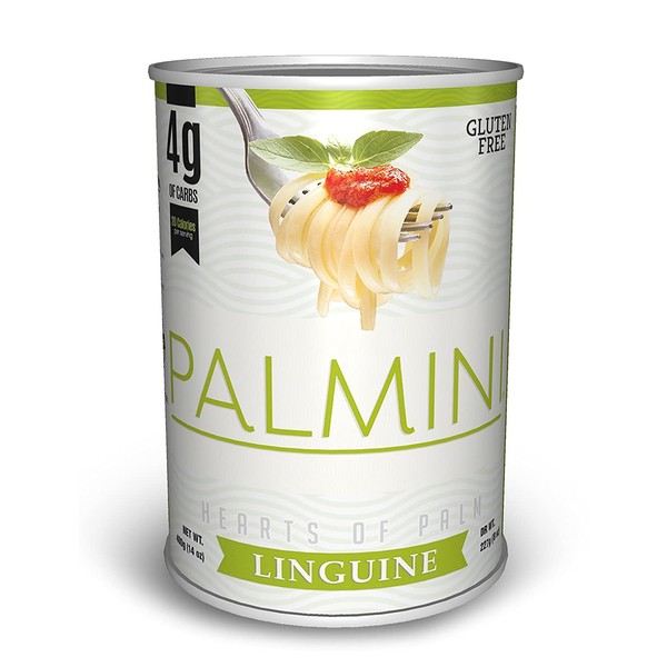Palmini Pasta, 20 Calories, 4g of Carbs (14Oz) (Linguine)