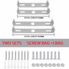 2 Set Light Fixture Mounting Bracket Plate Steel Crossbar,Ceiling Fixture