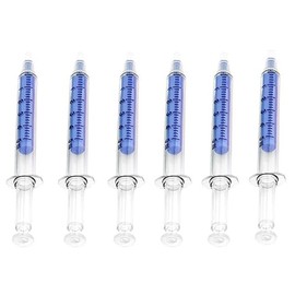 Highlighter Pens Blue Syringe Highlighter Pens Stationery for Kids Doctor Nurse Office Worker 6 Pack