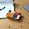 Trion DPC808MTW Card Case, Multi-Color, Genuine Leather, Business Card Holder,