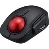 Nakabayashi MUS-TBLF185BK Digio2 Mini Trackball Mouse, Bluetooth 5 Buttons, Laser