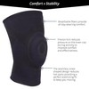 Doc Ortho Compression Knee Brace Sleeve with Buttress Patella Pad,