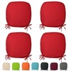 Set Of 4 Beautiful REMOVABLE ,Foam,Dining Garden Chair Cushion Seat