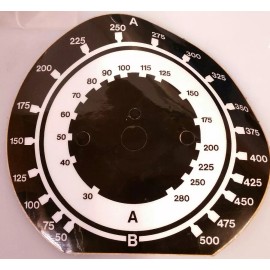 MILLER WELDING WELDER REMOTE AMPERAGE DIAL FACE PLATE STICKER DECAL FREE SHIP US