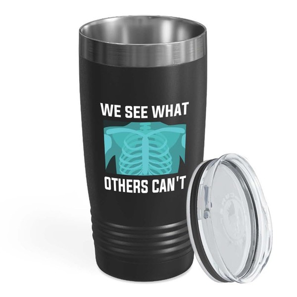 Radiologist Black Edition Viking Tumbler 20oz - we see what