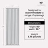 LTL Home Products HSR3680F Regent Interior Accordion Folding Door, 36"