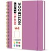 Taja Spiral Dotted Notebook, 8.5"x11" Notebooks for Work, Large A4
