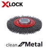 Bosch 2608620732 X-LOCK Wire Brush, 4.5 inches (115 mm) Diameter,