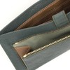 Genten Long Wallet, Fresco, Thin Bunch Wallet, green