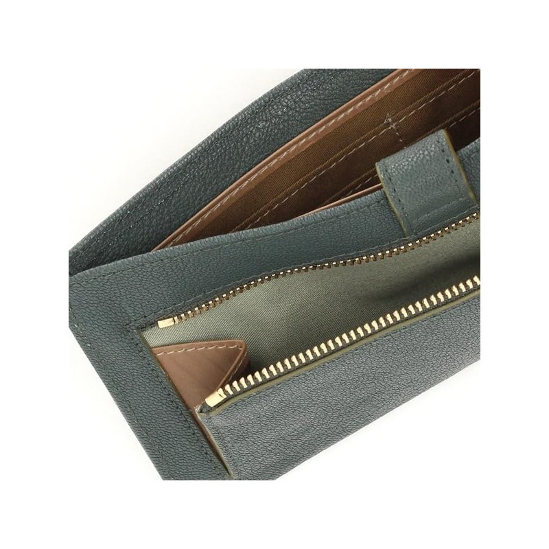 Genten Long Wallet, Fresco, Thin Bunch Wallet, green