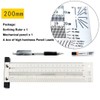 Xemnys Try Square T Ruler Scribing Tool 200 mm -