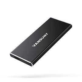Vansuny 1TB Portable External SSD, USB 3.1 Gen2 540MB/s High-Speed Data Transfer, Metal USB C Mini Portable External Solid State Drive for PC, Laptop, Phones and More