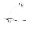 DROGO 3 Pairs Silicone Eyeglass Nose Pads, 15mm Clear 'D