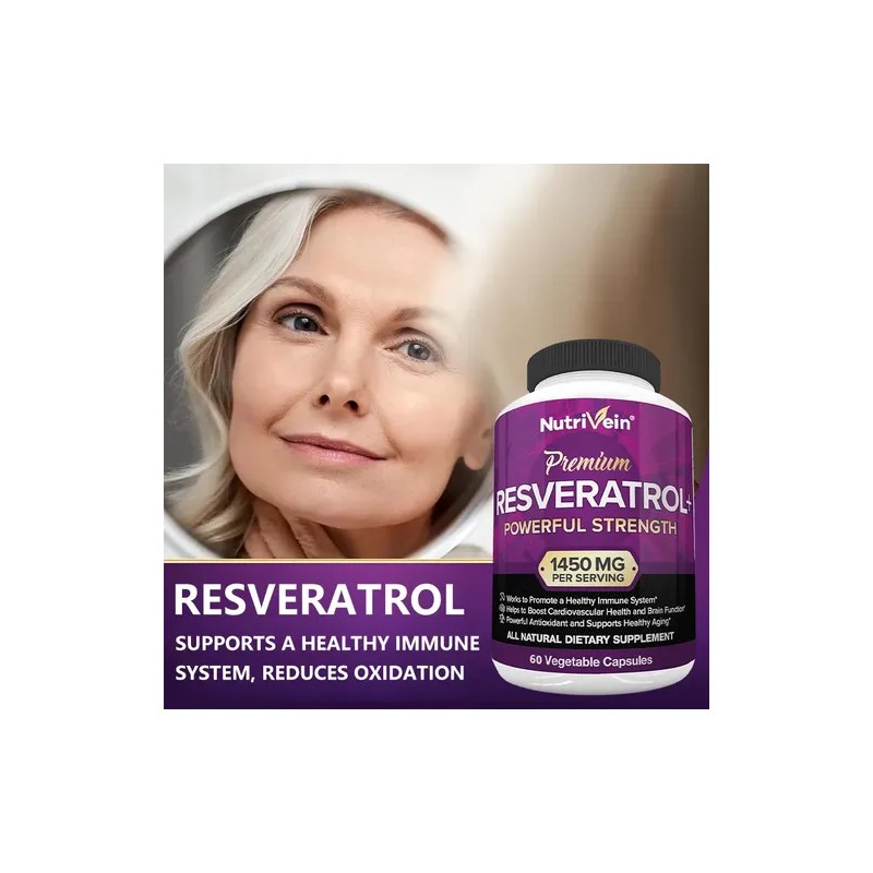 Las Cápsulas De Resveratrol Son Un Suplemento Alimenticio De