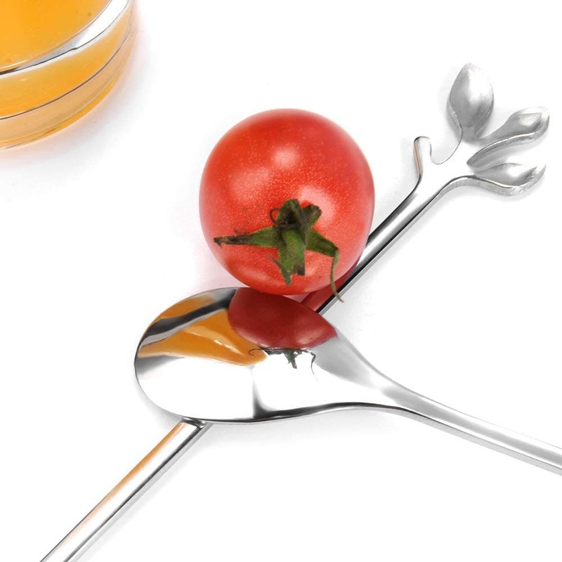Long Handle Iced Tea Spoons Set of 12, Comicfs 7.6"