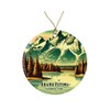 ABSMDesigns Grand Tetons Ornament - Wyoming Travel Keepsake - National