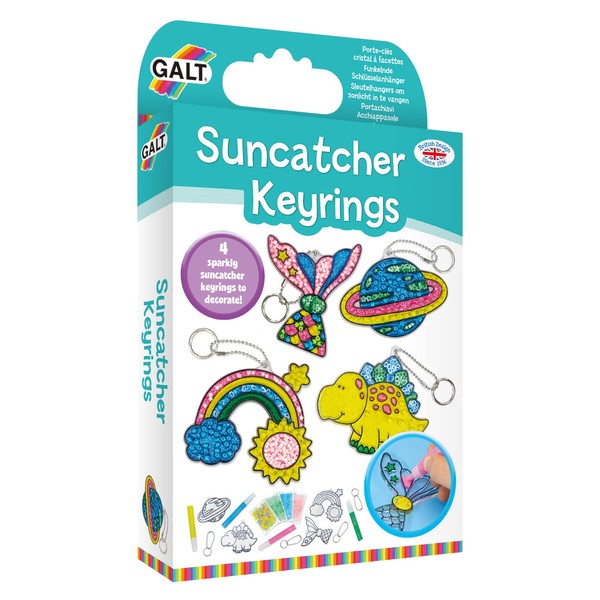 Galt, Suncatcher Keyrings, Suncatcher Kits for Kids, Ages 6 Years Plus