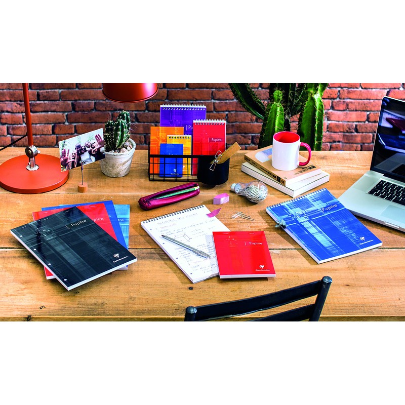 Clairefontaine 8151C French Spiral Notebook A4 Lined 80 Sheets Assorted