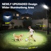 JWT 2 Pack Solar Street Lights Outdoor Waterproof, Commercial Solar