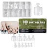 Soft Gel Tips Para Pies 550 Pzas Uñas Soft Gel
