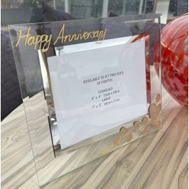 Dreamair 1st Paper Wedding Anniversary Photo Frame:(Land)(flower)