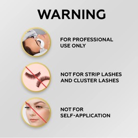 CHARMYS Lash Glue 8 Weeks Retention/Fast 0.5-1 Seconds Drying - Individual Lashes Only - Strong and Reliable Adhesive for Salon-Quality Lash Extensions - for Professionals