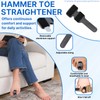 4pcs Anti-Slip Hammer Toe Corrector, Adjustable Toe Straighteners, Toe Splint