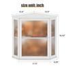 Furshus Corner Bread Box for Kitchen Countertop,Bread Storage for Homemade