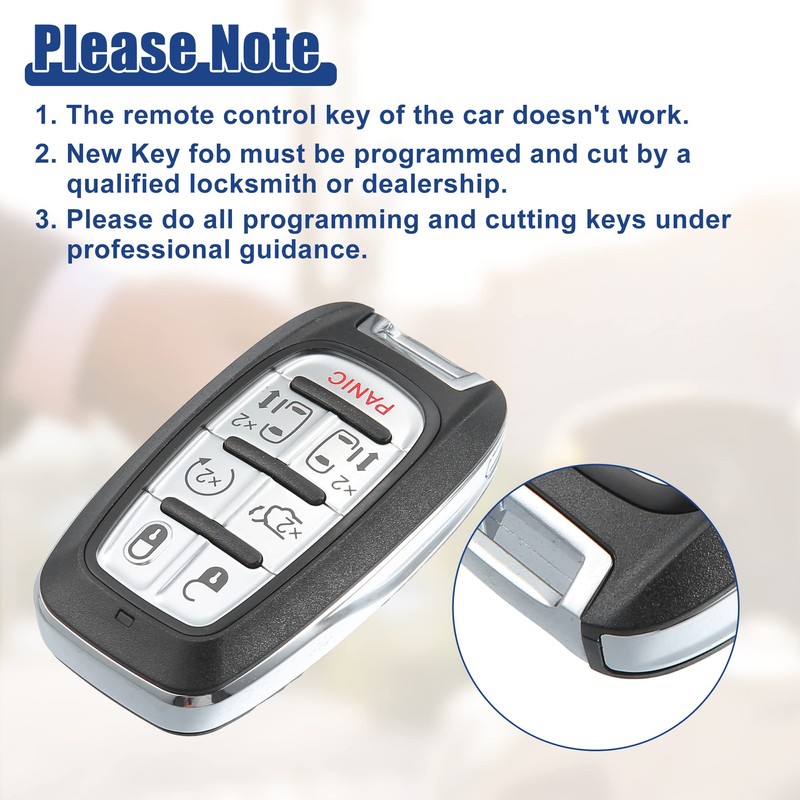 ACROPIX 433 MHz Key Fob Keyless Entry Remote Fit for