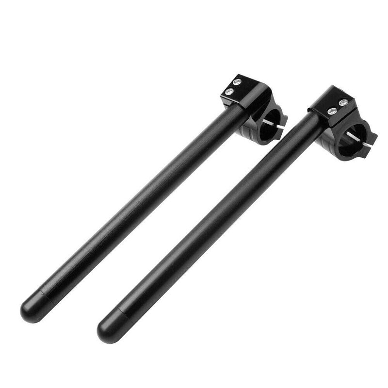 HIYOYO Motorcycle Clip-On 7/8'' Handlebars 41MM Fork Tube Handle Bar