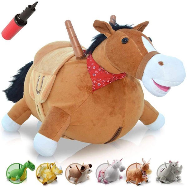 WALIKI Bouncy Horse Hopper | Inflatable Hopping Horse for Kids | Jumping Horse (Bouncy Horse)