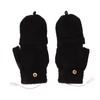 USB Heated Gloves Electric Half Hands Double Sided Heating Warm