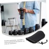 TEHAUX 2Pcs Neoprene Camera Lens Pouch Bag Flexible Drawstring Lens