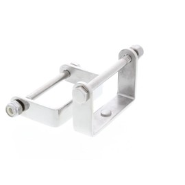 Stainless Steel Spring Clamps, 2-1/4 Inch Wide Leaf Spring