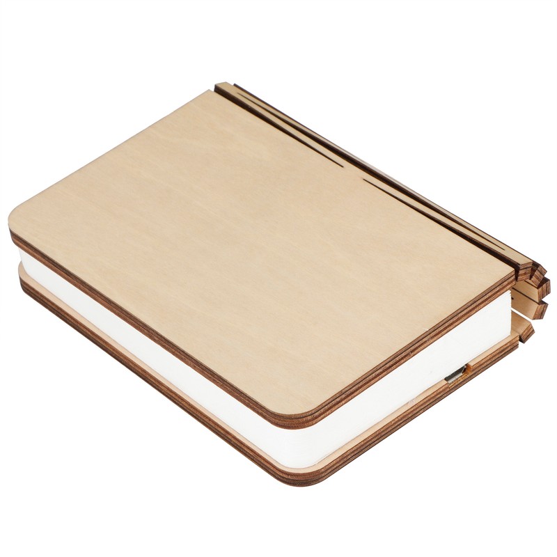 USB Magnetic Wooden Book Light Portable LED Foldable Desk Night
