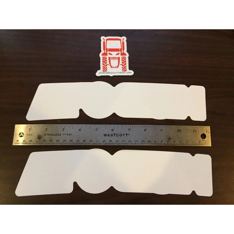 Aftermarket 2 Decal Kit Curved (WITH ARCH) OEM Genuine Kubota
