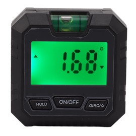 Digital Angle Gauge Protractor ABS Mini Digital Level Box Angle Finder Gauge Meter with Magnetic Base for Carpentry Building Masonry Bevel Black