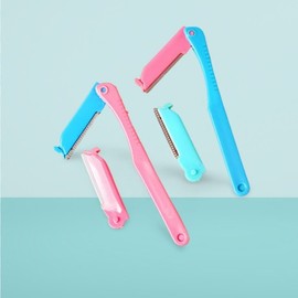 Foldable eyebrow razor refill blade eyebrow trimming shave hair removal / 접이식 눈썹칼 리필날 눈썹정리면도 제모